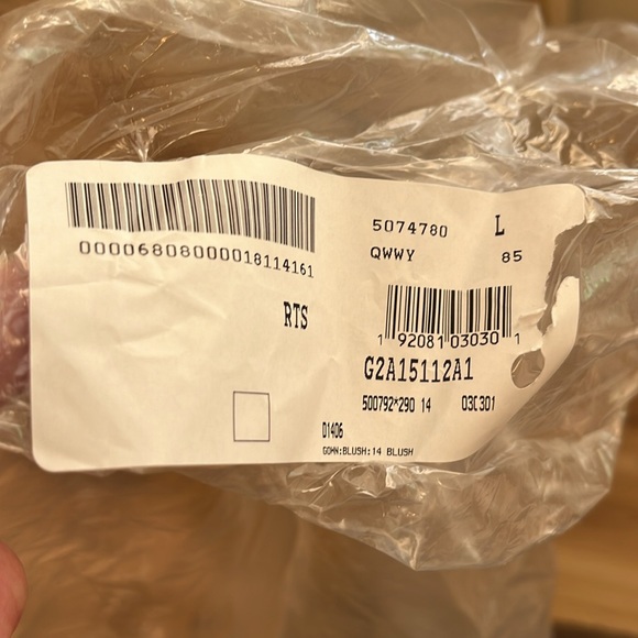 Pisarto Nights sequin ankle length dress, size 14/Large in Blush. - Picture 4 of 7